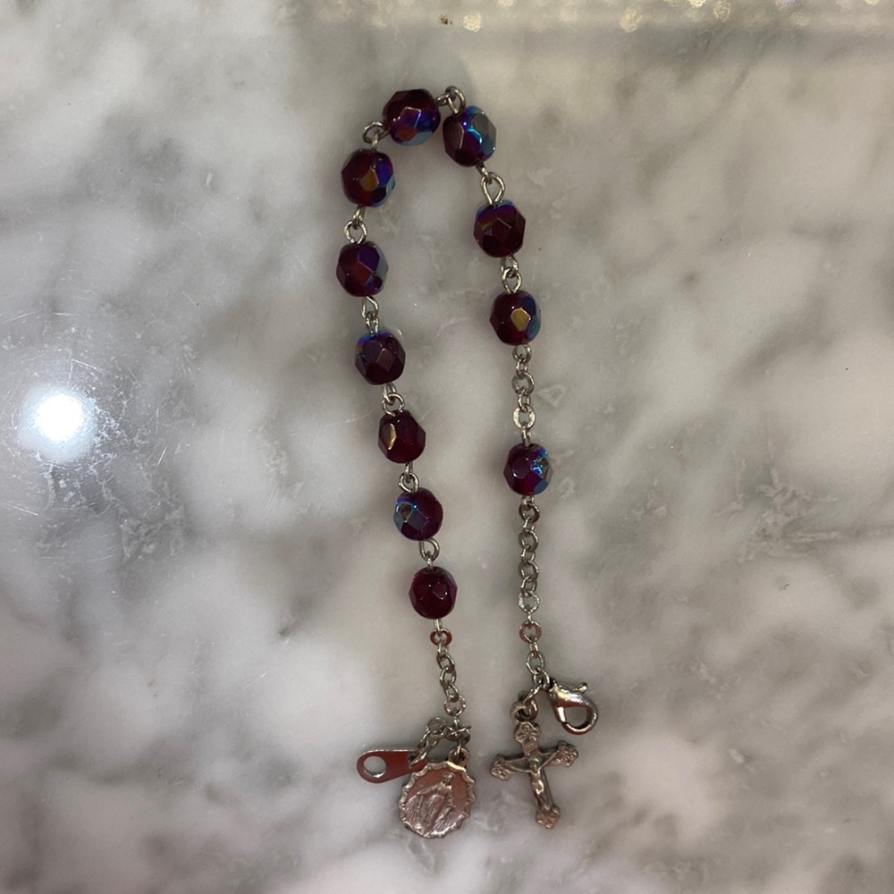 Rosary bracelet